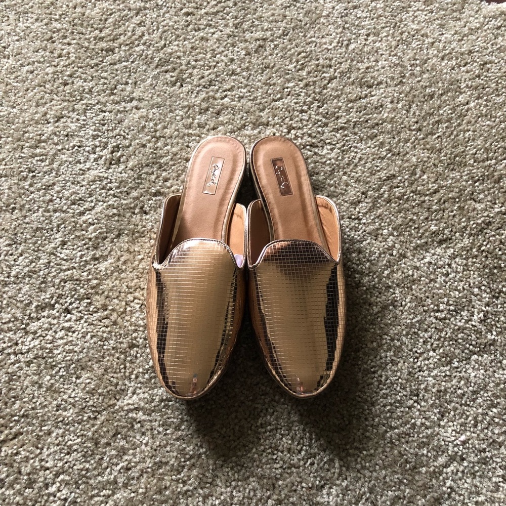 LAST PAIR SIZE 7 Rose gold mules (new in box) - Picture 3 of 6